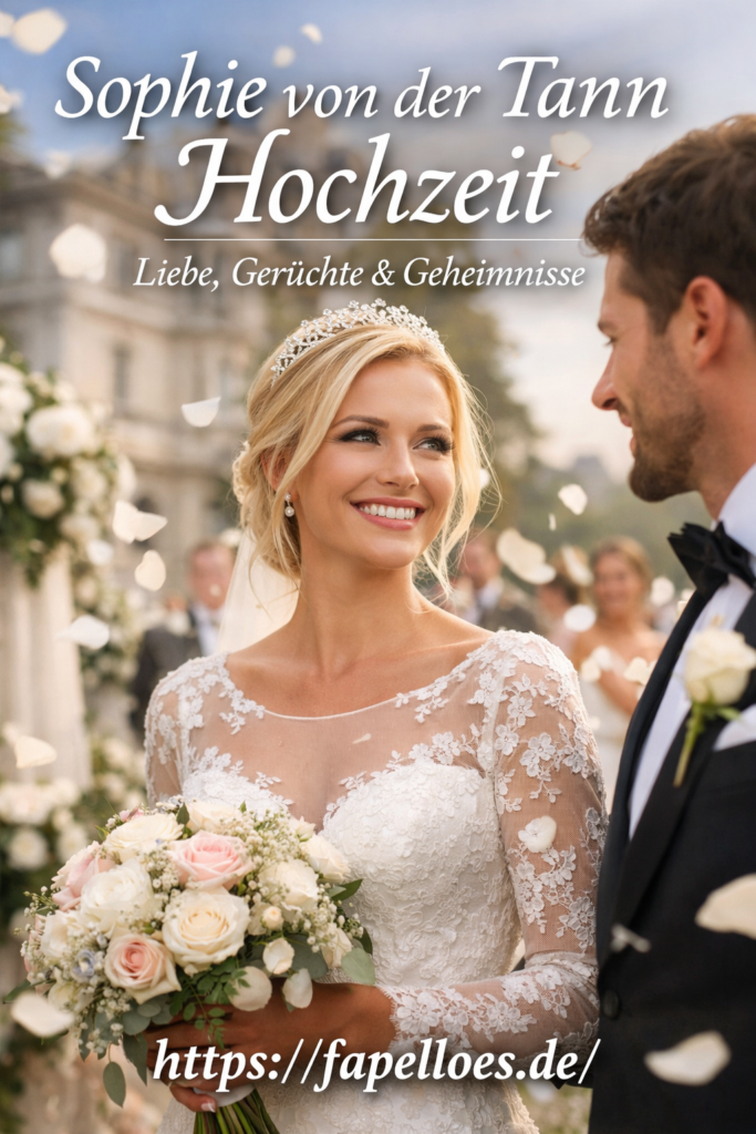 Sophie von der Tann Hochzeit: Alles, was man über die mögliche Hochzeit der Journalistin wissen möchte